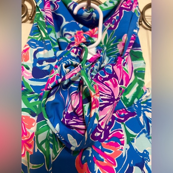 Lilly pulitzer UPF 50+ ChillyLilly Lilblock popover Hooded Face Mask xxs - Picture 6 of 11